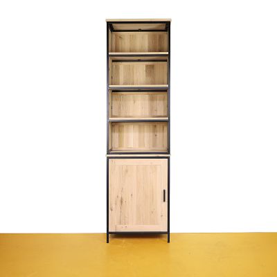 Boekenkast recycled oud eiken