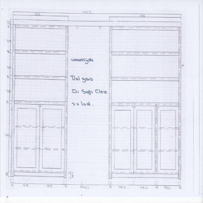 Doorloopkast modern ontwerp