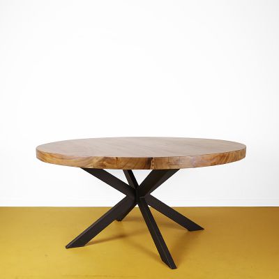 Eettafel rond Suar hout