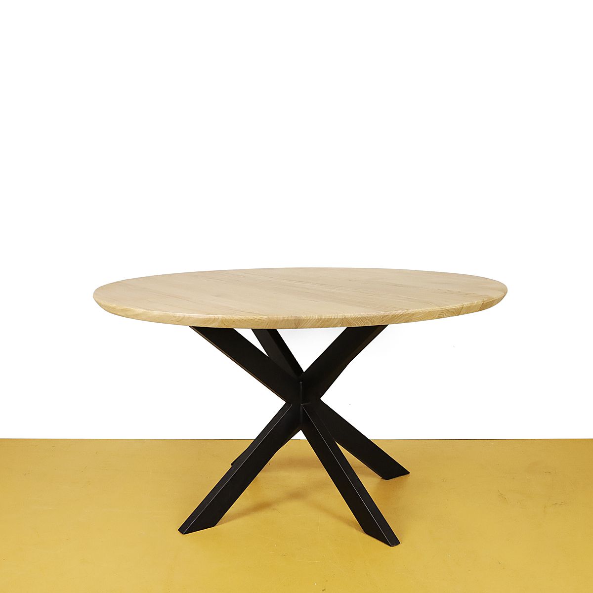 Ronde eettafel nieuw eiken