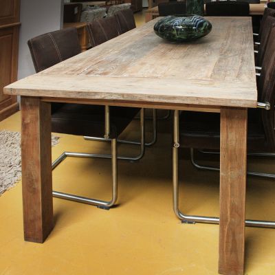 Teakhouten tafels maat: meubels op maat gemaakt