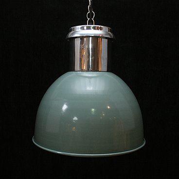 Hanglamp industrieel groen