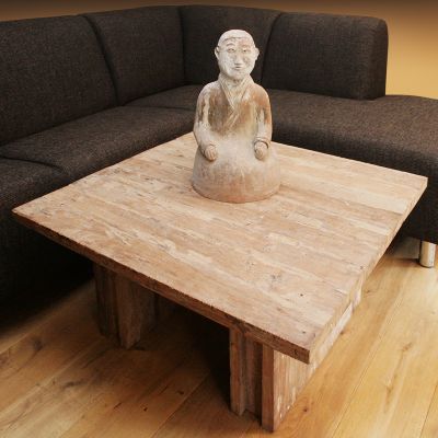 Salontafel op maat recycled teak 