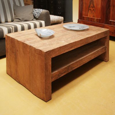 Salontafel robuust teak