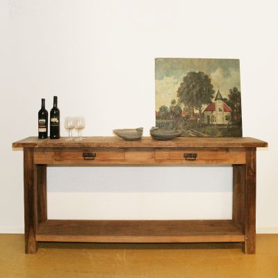 Sidetable op maat teak dingklik