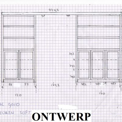 Doorloopkast modern ontwerp