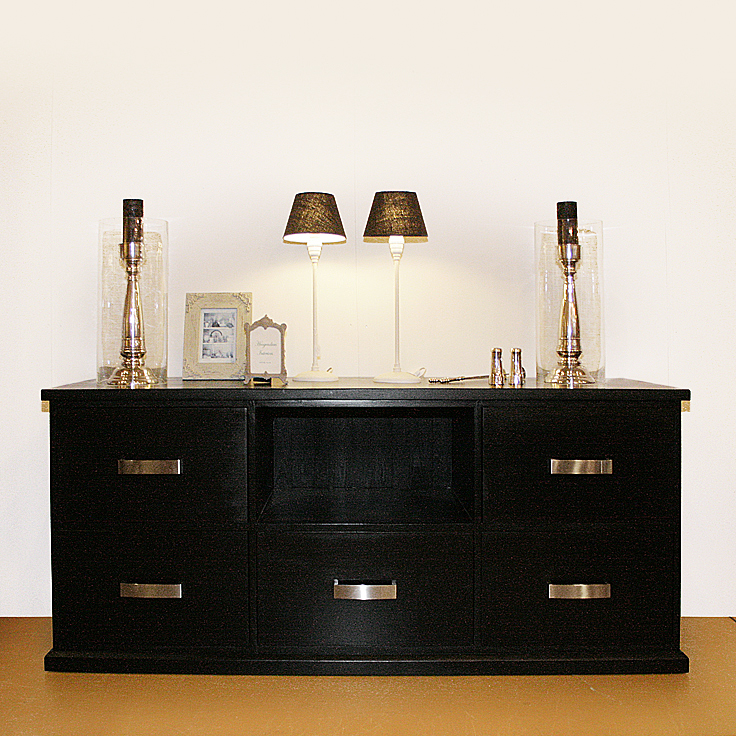 Dressoir op maat zwart