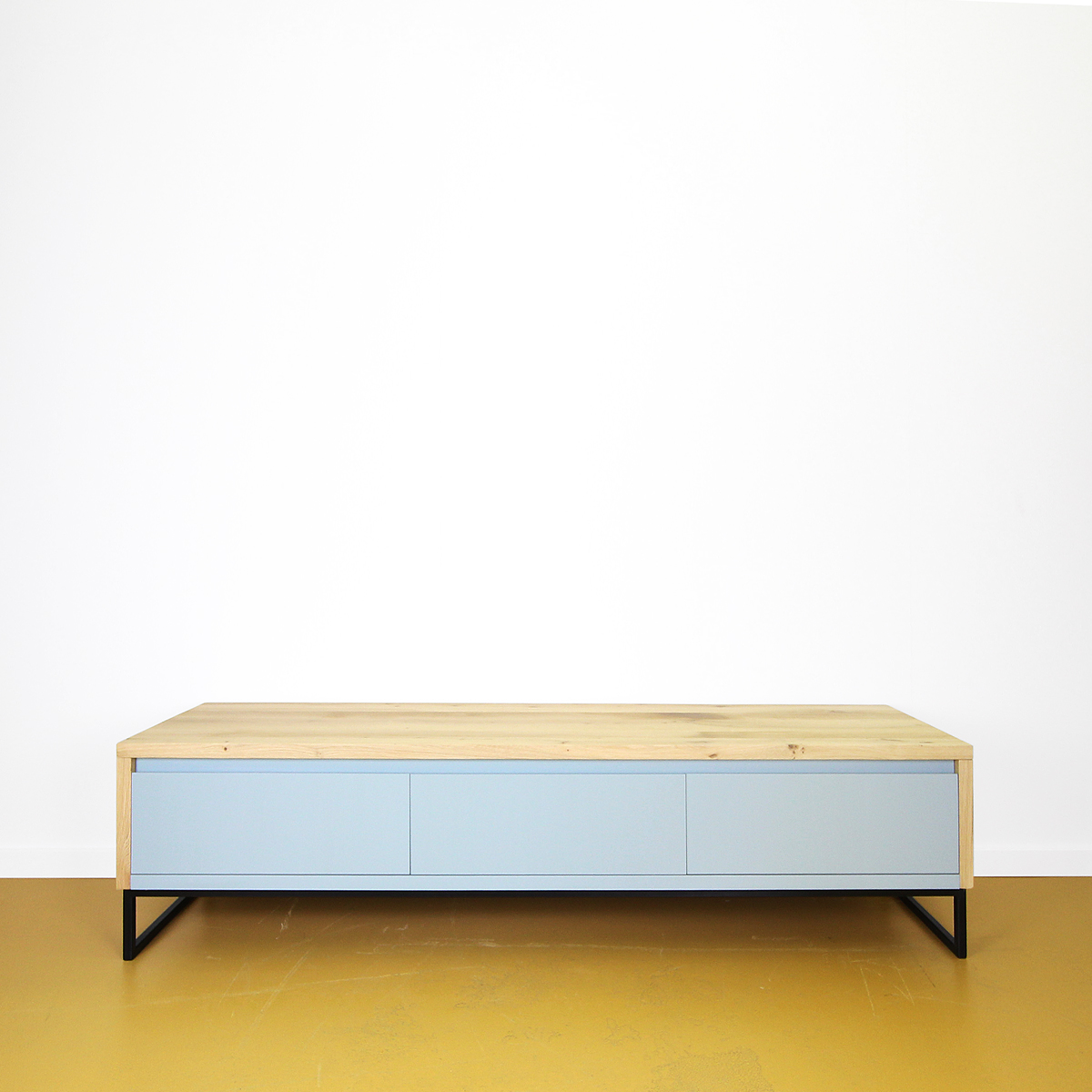 TV kast oud eiken – castle grey